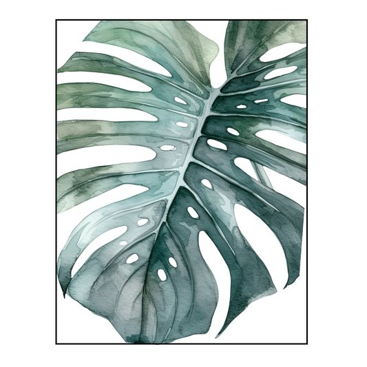 Tropical Leaves Poster