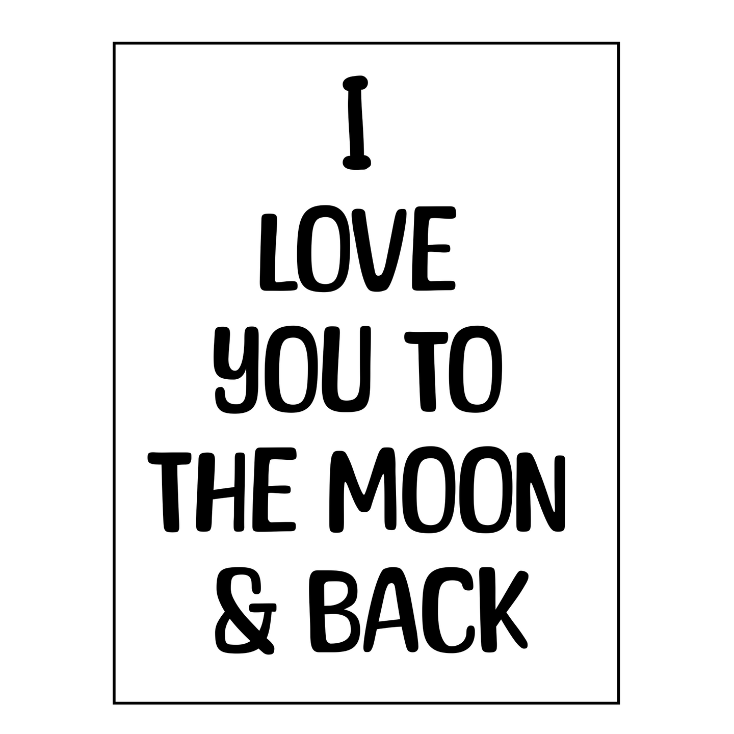 To The Moon And Back Poster