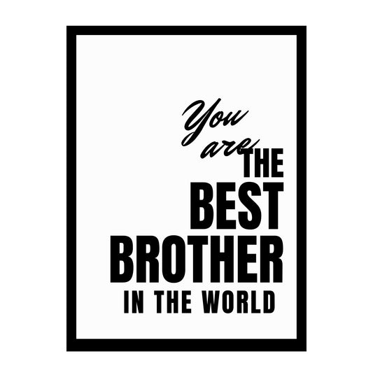 The Best Brother Poster