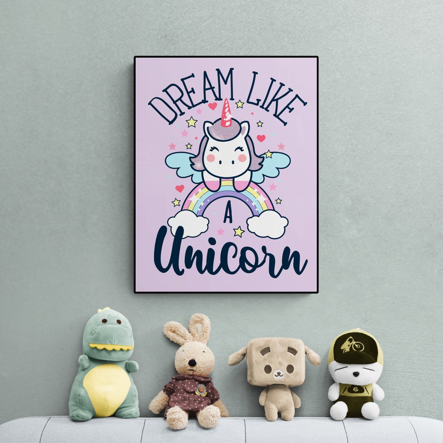 Dream Like A Unicorn Poster