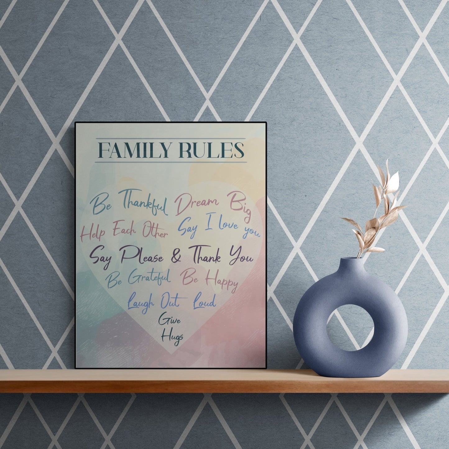 Family Rules Poster