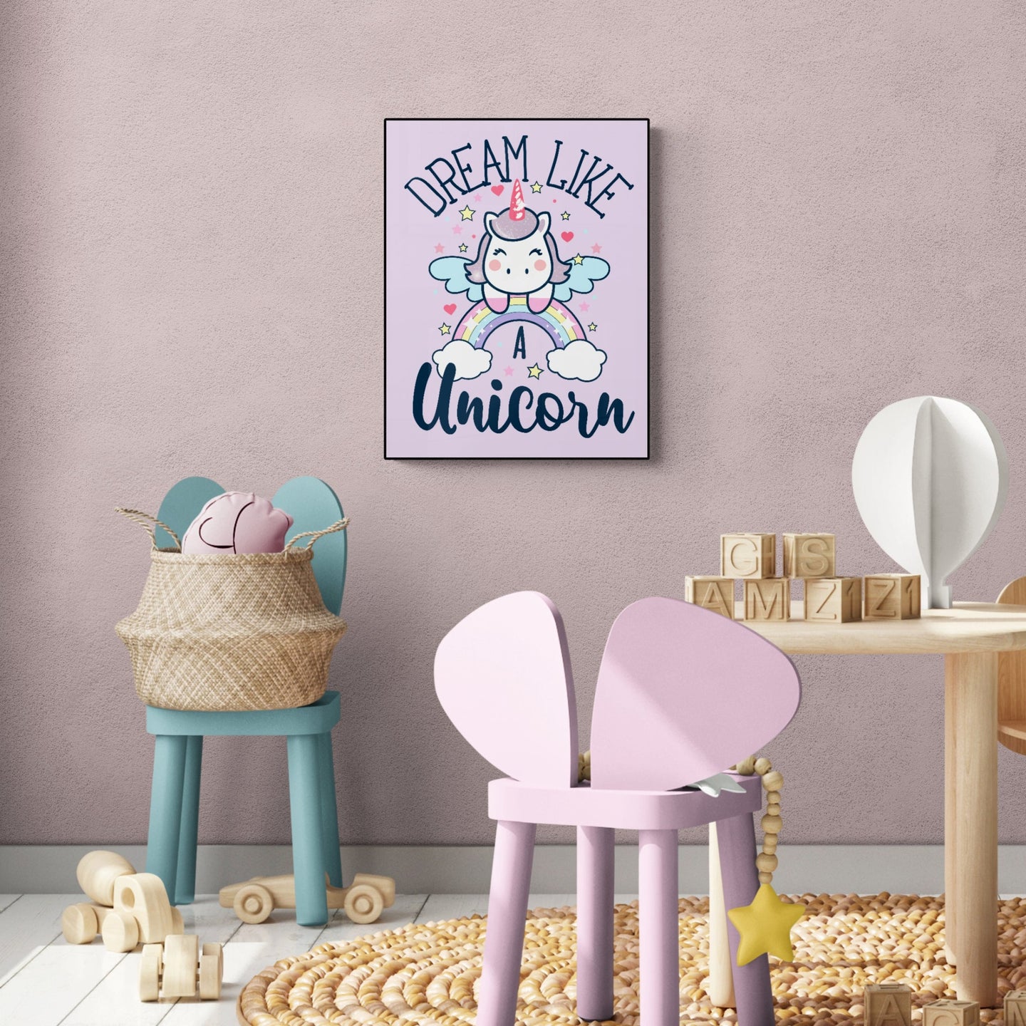 Dream Like A Unicorn Poster